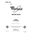 WHIRLPOOL LE5720XSG1 Catálogo de piezas