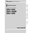 PIONEER DEH-1650B/XM/ES Manual de Usuario