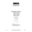 ZANUSSI ZWD1472S Manual de Usuario