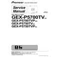 PIONEER GEX-P5700TVP/EW5 Manual de Servicio