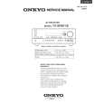 ONKYO TXSR601 Manual de Servicio