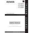 AIWA CTX218YZYV Manual de Servicio