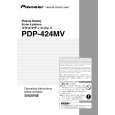PIONEER PDP-424MV/LUC Manual de Usuario