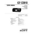 SONY ICF-CD810 Manual de Servicio