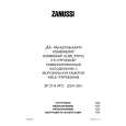 ZANUSSI ZK 21/6 ATO Manual de Usuario