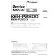 PIONEER KEH-P2800/XIN/UC Manual de Servicio