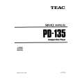 TEAC PD-135 Manual de Servicio