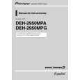 PIONEER DEH-2950MPA/XN/EC Manual de Usuario