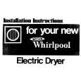 WHIRLPOOL LDE7800W1 Manual de Instalación