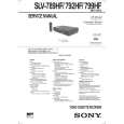 SONY SLV792HF Manual de Usuario