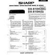 SHARP DX610HBK Manual de Servicio