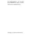 AEG ELFAMATICYC2100,M Manual de Usuario