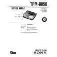 SONY TPM-8050 Manual de Servicio