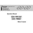 PIONEER CDX-FM687/XN/UC Manual de Usuario