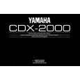 YAMAHA CDX2000 Manual de Usuario