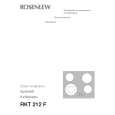 ROSENLEW RKT212F 55C Manual de Usuario