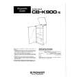 PIONEER CB-K900 Manual de Usuario