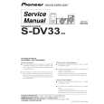 PIONEER S-DV33/XQ Manual de Servicio