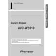 PIONEER AVD-W6010 Manual de Usuario