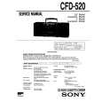 SONY CFD-520 Manual de Servicio