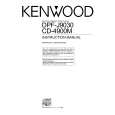 KENWOOD DPFJ9030 Manual de Usuario