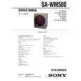 SONY SAWM500 Manual de Servicio