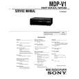 SONY MDP-V1 Manual de Servicio