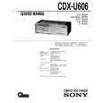 SONY CDX-U606 Manual de Servicio SONY CDX-U606 Manual de Servicio