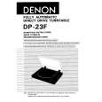 DENON DP-23F Manual de Usuario