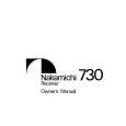 NAKAMICHI 730 Manual de Usuario