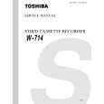 TOSHIBA W714 Manual de Servicio