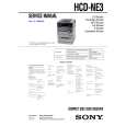 SONY HCD-NE3 Manual de Servicio