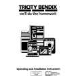 TRICITY BENDIX 3100CW1 Manual de Usuario