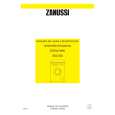 ZANUSSI ZWD1005 Manual de Usuario