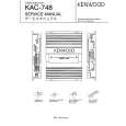 KENWOOD KAC748 Manual de Usuario