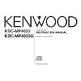 KENWOOD KDC-MP4023 Manual de Usuario