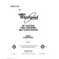 WHIRLPOOL RF3600XXW0 Catálogo de piezas