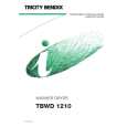 TRICITY BENDIX TBWD1210 Manual de Usuario