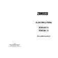 ZANUSSI ZOB681 Manual de Usuario