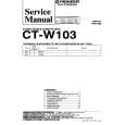 PIONEER CT-W103 Manual de Servicio