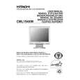 HITACHI CML154XW Manual de Usuario