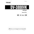 TEAC DV3800VK Manual de Usuario