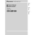 PIONEER CD-UB100/XN/UC Manual de Usuario