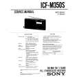 SONY ICF-M350S Manual de Servicio
