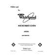 WHIRLPOOL MW7500XW0 Catálogo de piezas