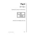 REX-ELECTROLUX KT742I Manual de Usuario