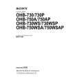 SONY OHB-750WSA Manual de Servicio