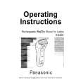 PANASONIC ES205 Manual de Usuario