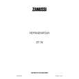 ZANUSSI ZT79 Manual de Usuario