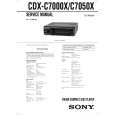 SONY CDXC7050X Manual de Servicio